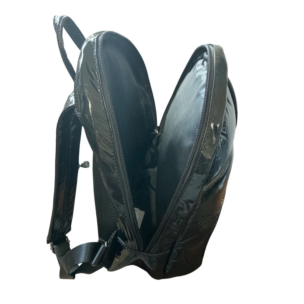 Star Wars Disney Parks Darth Vader 3D Molded Patent Mini Backpack Black